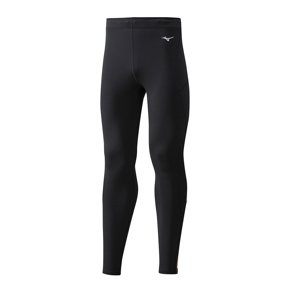 Panske Legíny Mizuno Warmalite Bezecke Čierne/Viacfarebný Vypredaj CEOA10975